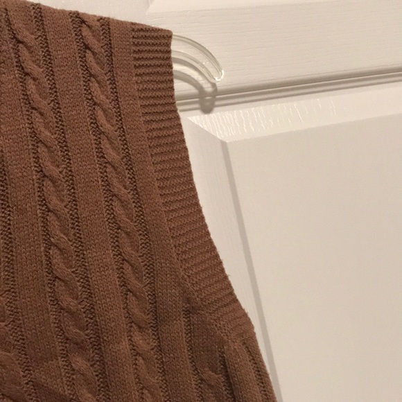 Brown, Short-Sleeved Cardigan. - Picture 4 of 4